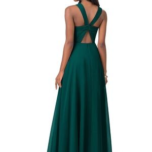 Brand new bridesmaid dress and garnet bag!